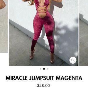 Jumpsuit from Baddieville never wore size Xs